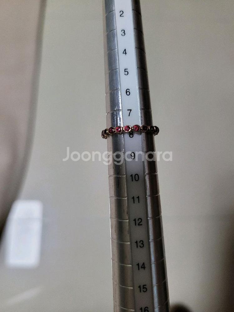 14k 핑크골드 반지--9