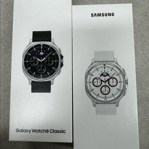새상품 갤럭시 워치8 클래식 미개봉 새상품 화이트+블랙 46미리 LTE제품