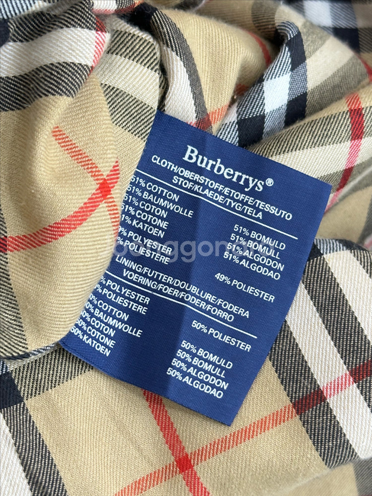 버버리 남성 트렌치코트--6