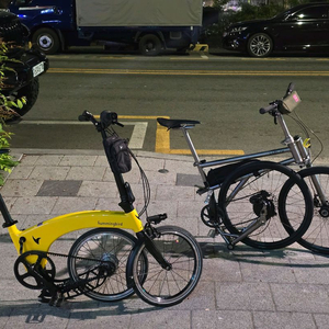 헬릭스 울트라라이트 11단 접이식 미니벨로 자전거 / 브롬톤 교환 가능