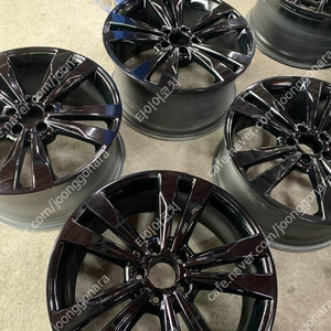 [중고휠] 19인치 벤츠S500 유광블랙 순정휠 한대분