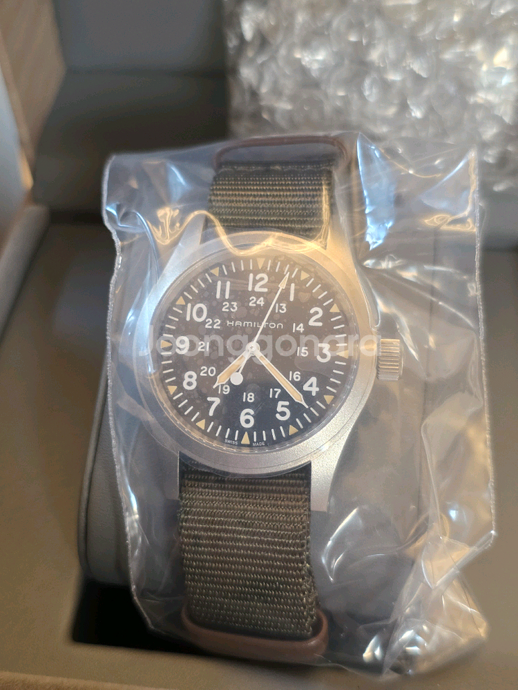 해밀턴 카키필드 메카니컬 38mm 새상품--1