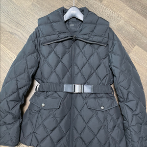 ZOOC 쥬크 퀼팅 벨티드 덕다운패딩자켓 새상품