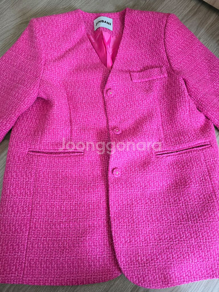 진바니 트위드자켓--0