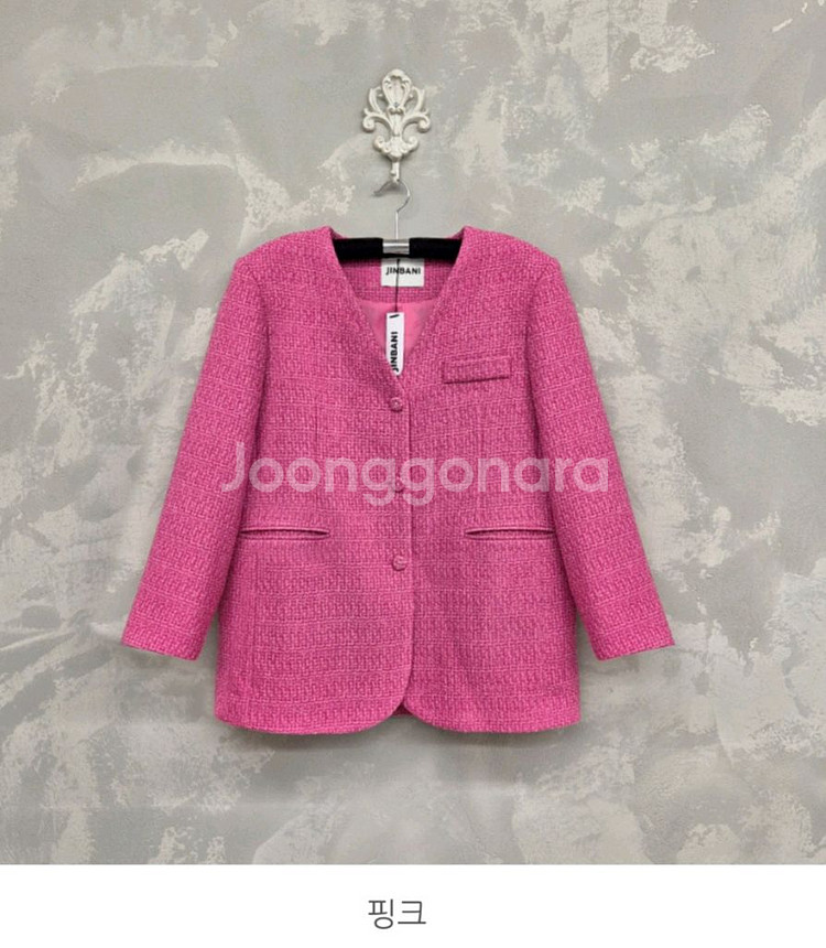 진바니 트위드자켓--6