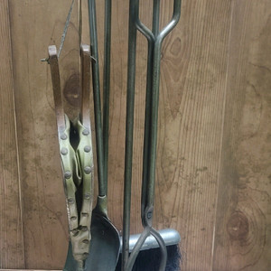 앤틱 벽난로 도구 세트