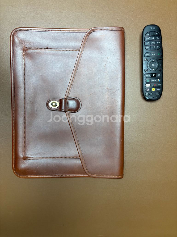 클래식 커스텀멜로우 남자 레더 클러치백--0