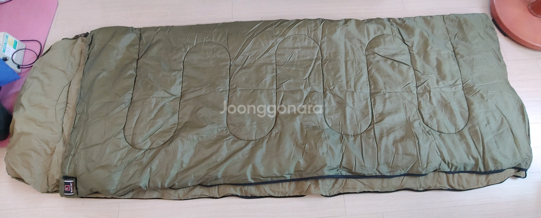 블랙야크 다크론 사각침낭 판매합니다--0