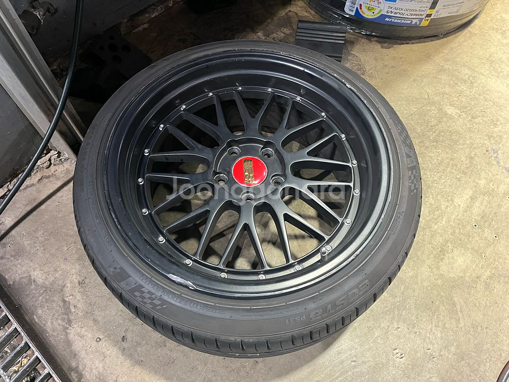 BBS LM 스타일 18인치 휠타이어 세트--7