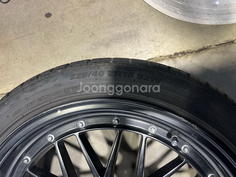 BBS LM 스타일 18인치 휠타이어 세트--6