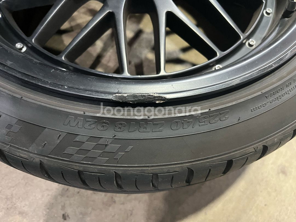 BBS LM 스타일 18인치 휠타이어 세트--8