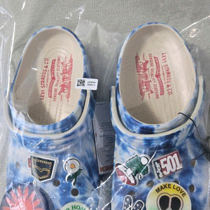 크록스 x 리바이스 501 콜라보 샌들 280사이즈