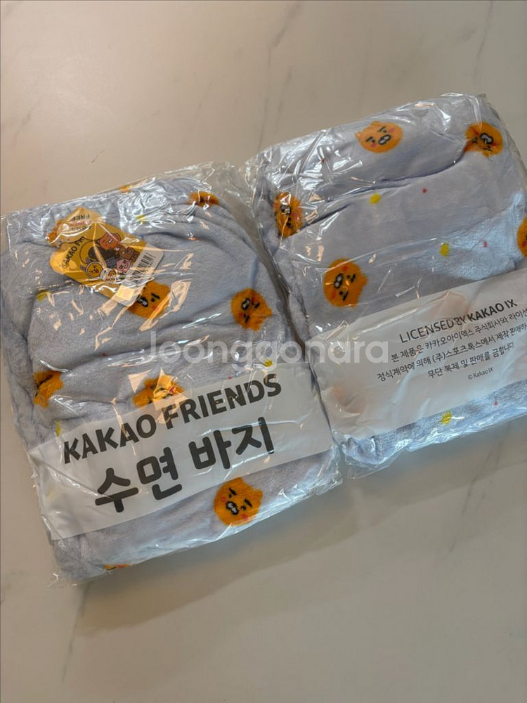 카카오 정품 수면바지--0