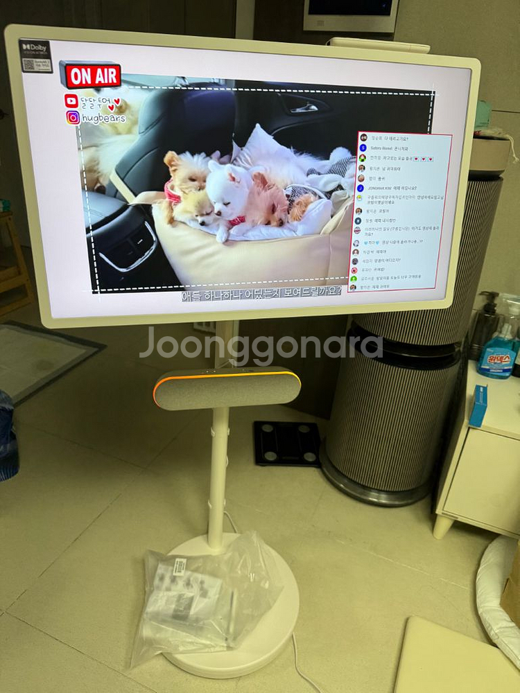 LG 스탠바이미2+스피커 판매합니다.--0