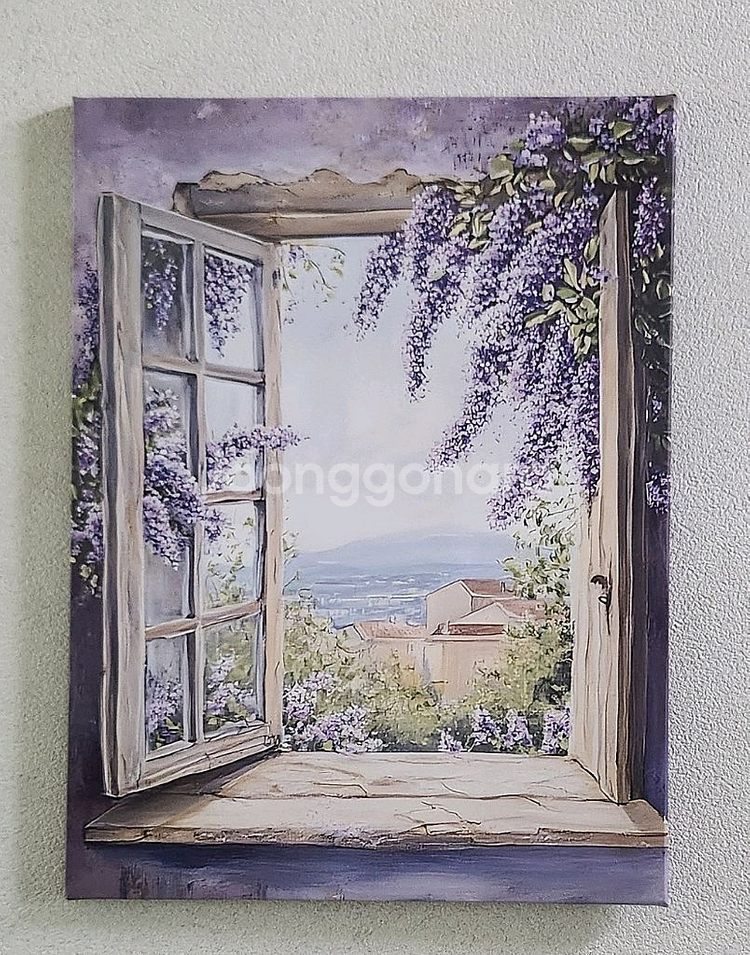 새상품)원목 프레임 캔버스 그림액자--0