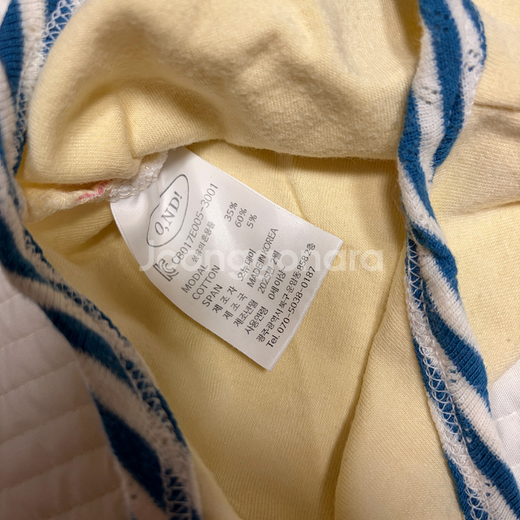 오뉴데이 롤리팝시리즈 나시수트 꼭지모자 신생아 딸꾹질모자 비니 블루독 바디수트--7