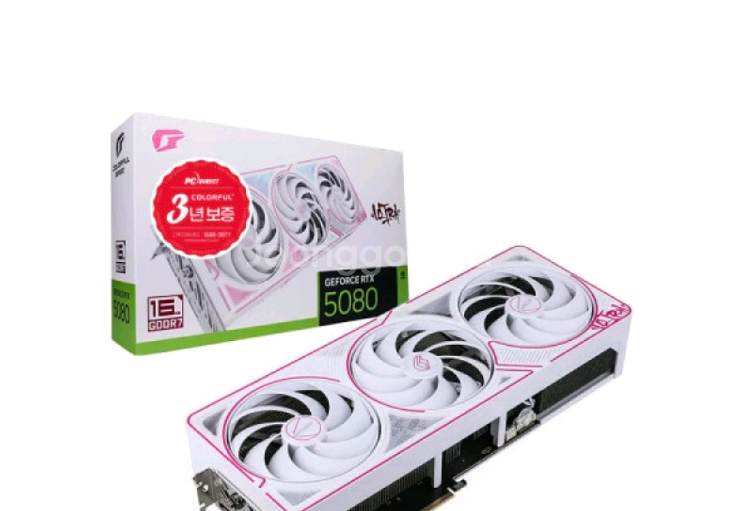 <미개봉>COLORFUL iGame 지포스 RTX 5080 ULTRA OC D7 16GB White--0