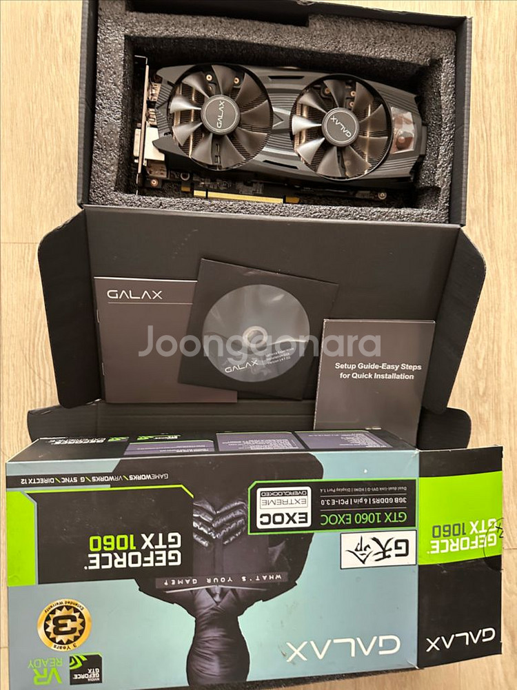 GALAX GTX 1060 EXOC 3g 그래픽카드--0