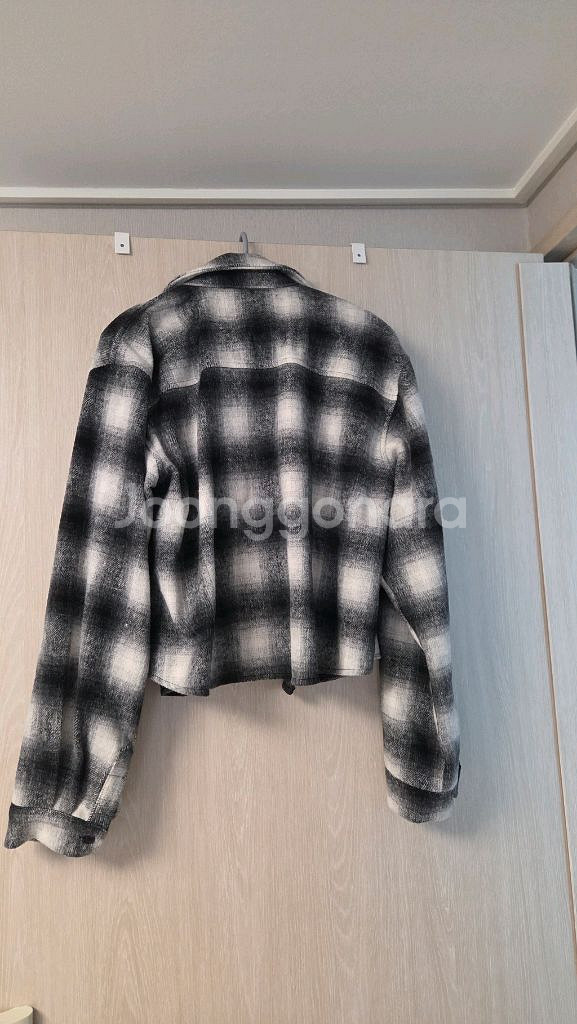 프로스트제이 체크 루즈핏 셔츠~--8