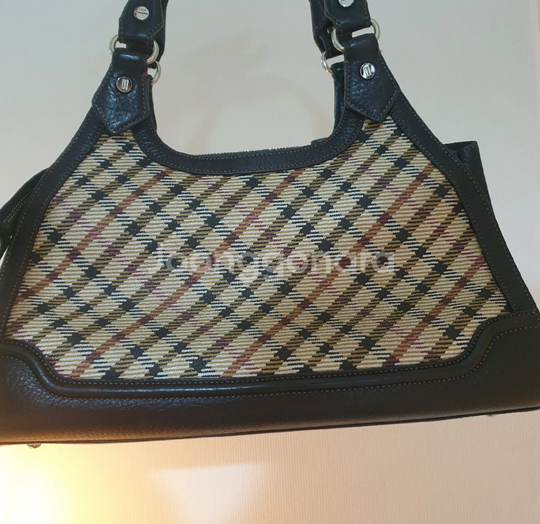 닥스 체크 패턴 핸드백 닥스가방--1