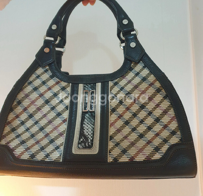 닥스 체크 패턴 핸드백 닥스가방--0