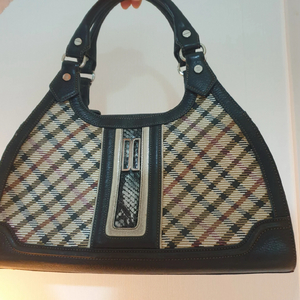 닥스 체크 패턴 핸드백 닥스가방