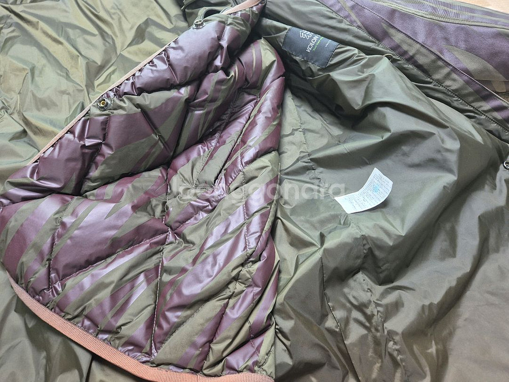 코오롱스포츠 후디 패딩 야상점퍼--3