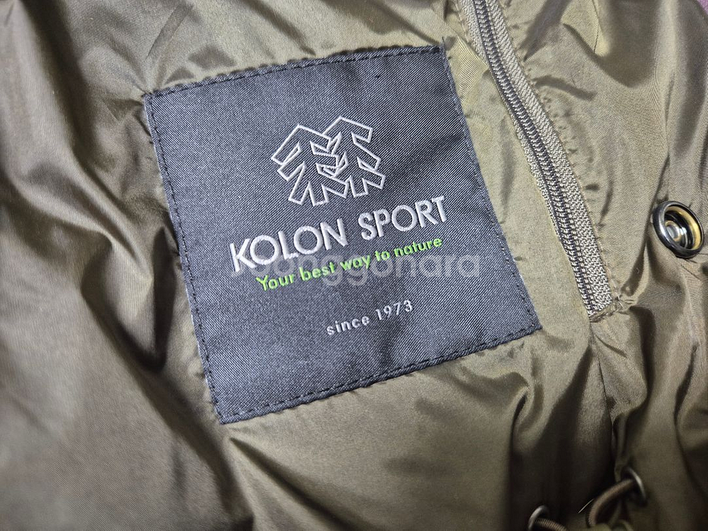 코오롱스포츠 후디 패딩 야상점퍼--7