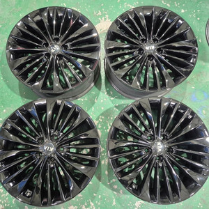 [중고휠] 19인치 올뉴K7 유광블랙 순정휠 한대분