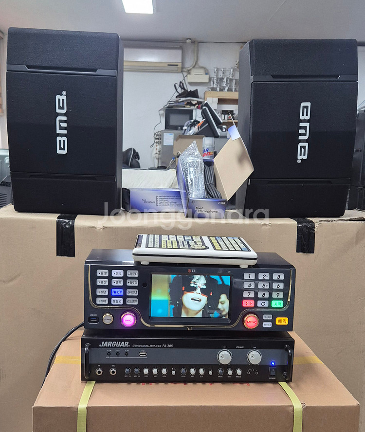 태진 S70L 선반식 노래방기계 세트--0