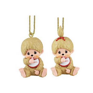 몬치치 가챠 피규어 미니어쳐 마스코트 키링 4탄 2종 일괄