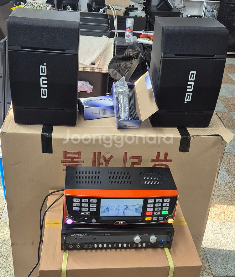 태진 B80 선반식 노래방 기계 세트 판매--1