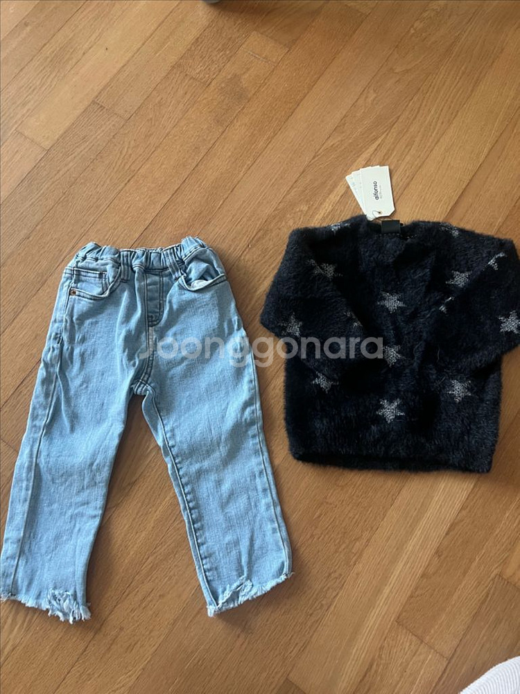 아기 여아 우주복 랄프로렌 아프리콧스튜디오 90 일괄옷--4