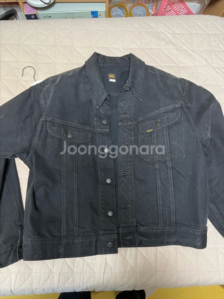 RRL 블랙 271데님자켓 xxl--0