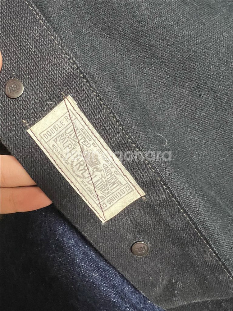 RRL 블랙 271데님자켓 xxl--3