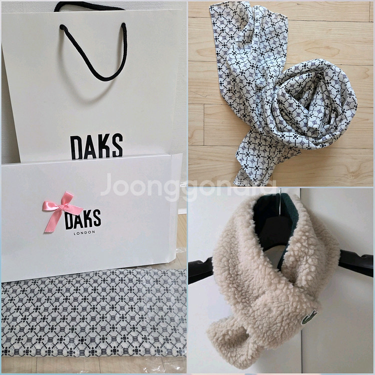 닥스DD패턴 모 스카프 미착용 루이까또즈 엘르--0