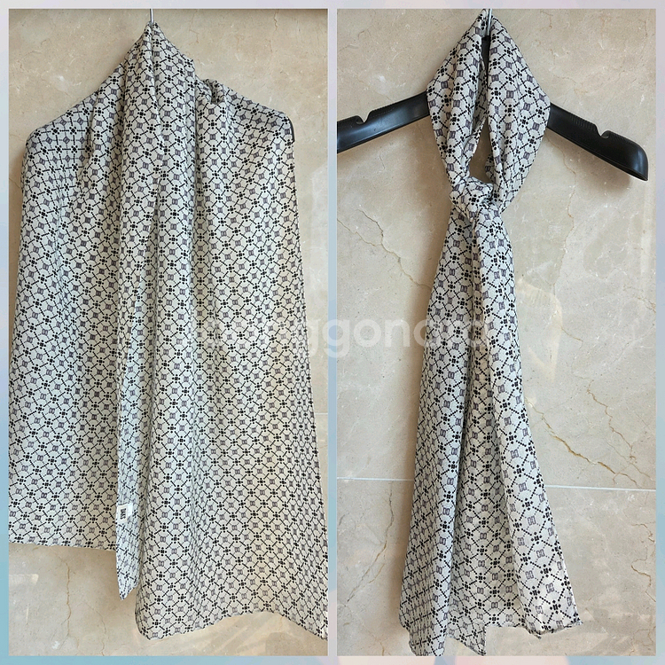 닥스DD패턴 모 스카프 미착용 루이까또즈 엘르--6