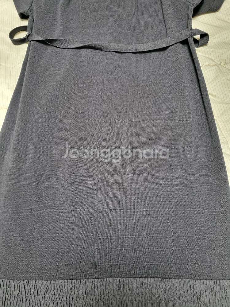 시스템 니트 벨트 원피스--7