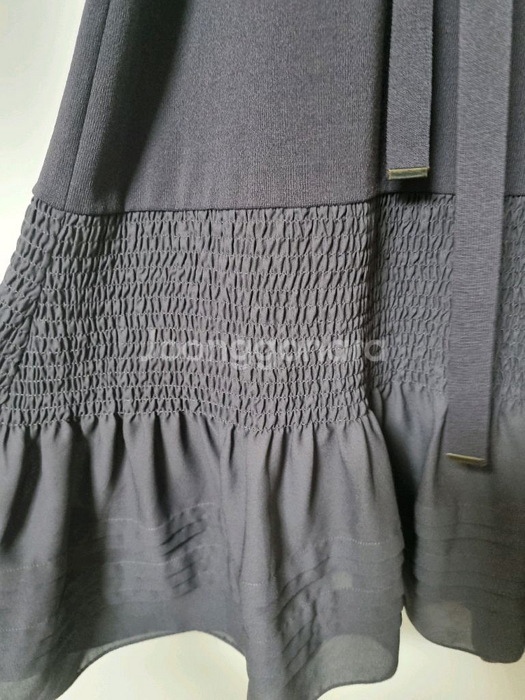 시스템 니트 벨트 원피스--6