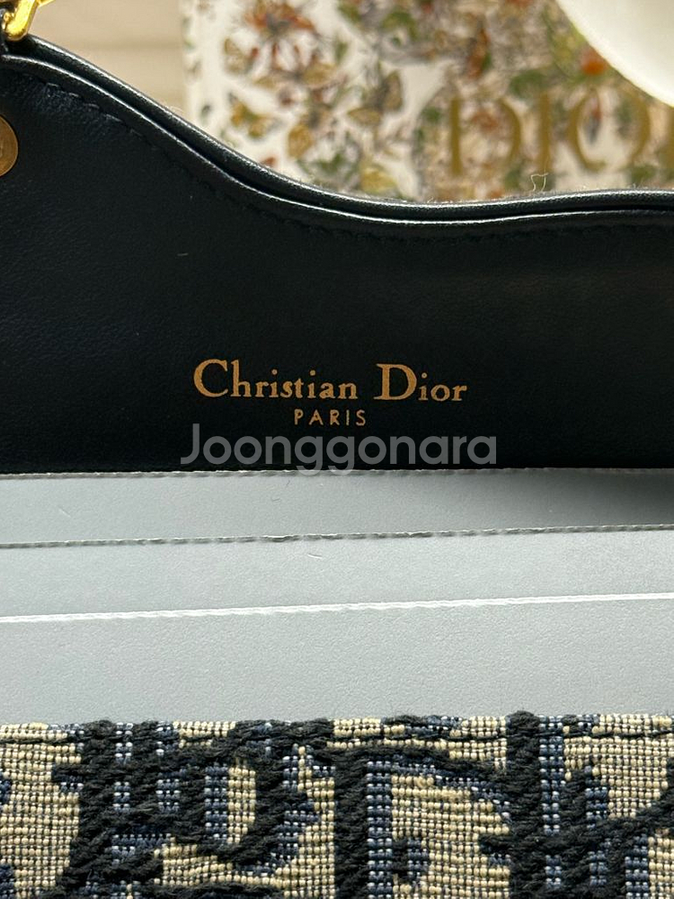 [풀구성 / 상태 최상] 디올 오블리크 새들 플랩 여성 카드지갑--6