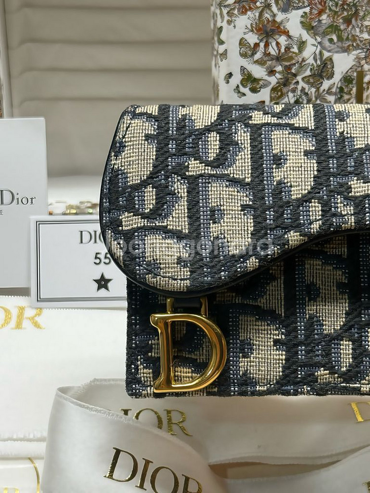 [풀구성 / 상태 최상] 디올 오블리크 새들 플랩 여성 카드지갑--4