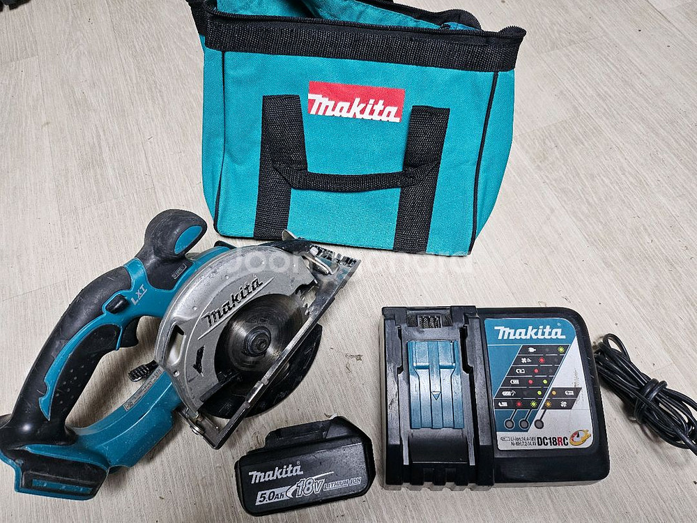 마끼다 충전 5인치 원형톱 스킬 세트--0