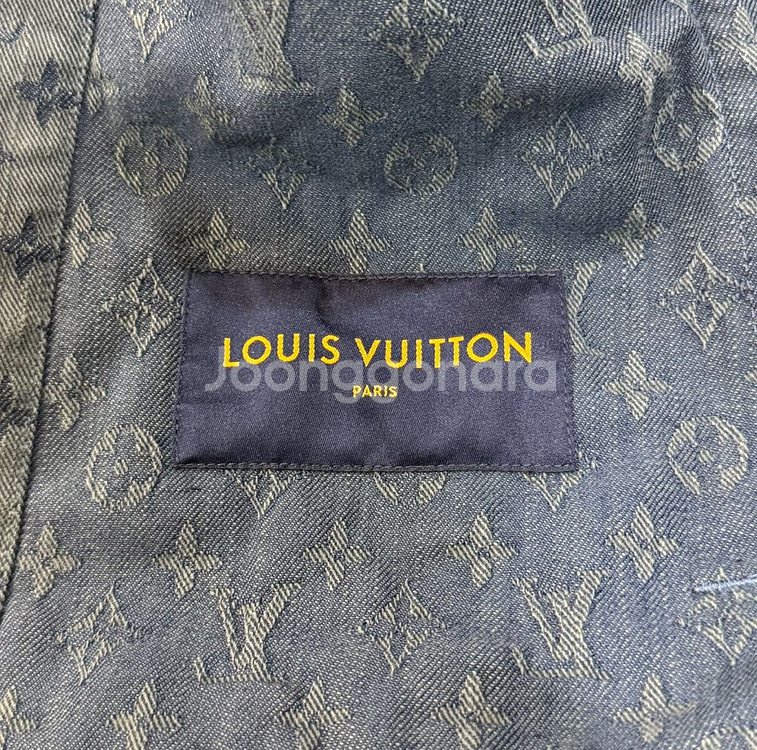 [110 / 새상품급] 루이비통 모노그램 트러커 데님 자켓--5