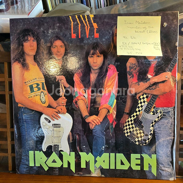 Iron Maiden.number of the beast.92.희지.EX/NM+.LP--0