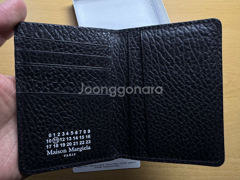 [택포] 마르지엘라 카드지갑 블랙--1