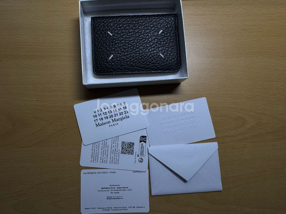 [택포] 마르지엘라 카드지갑 블랙--3