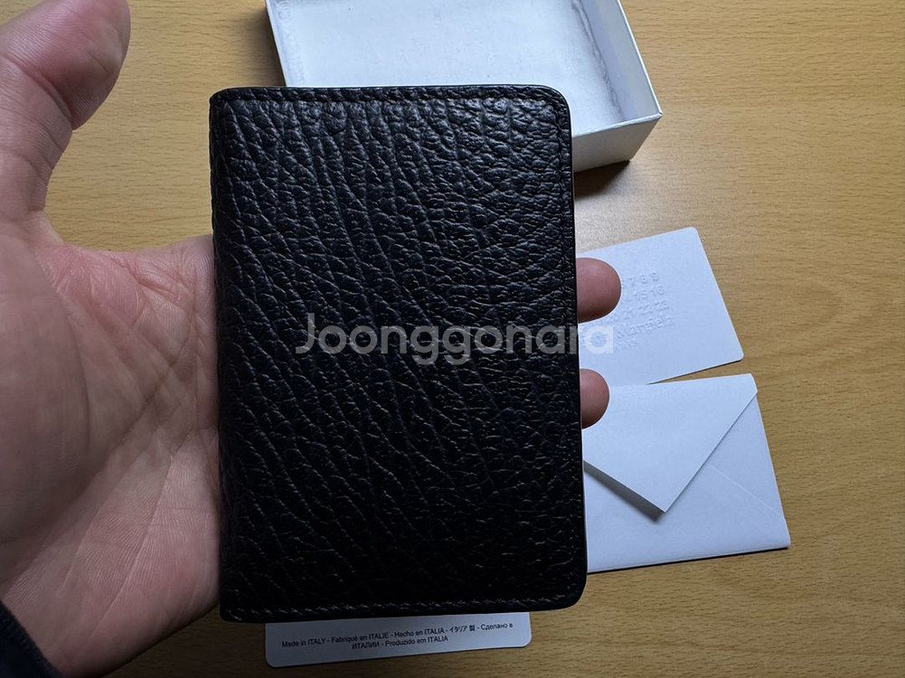 [택포] 마르지엘라 카드지갑 블랙--2