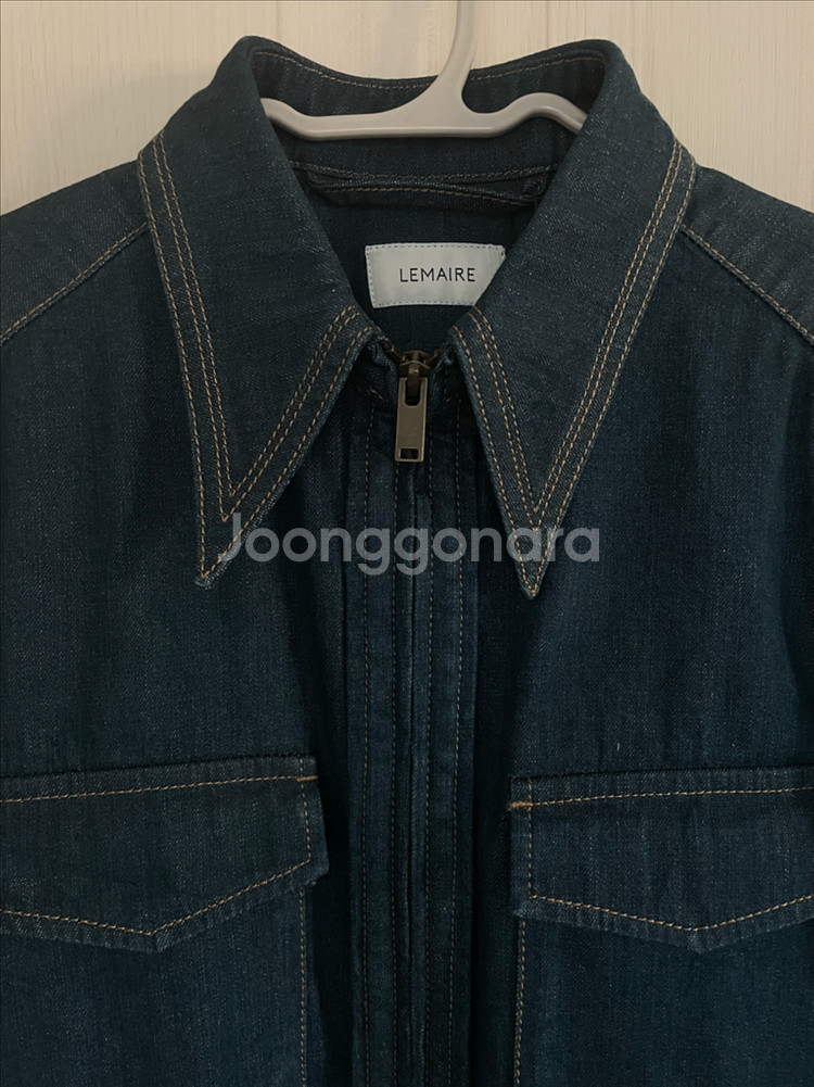 르메르 데님 웨스턴 셔츠 자켓 36 택달린 거의 새상품--1