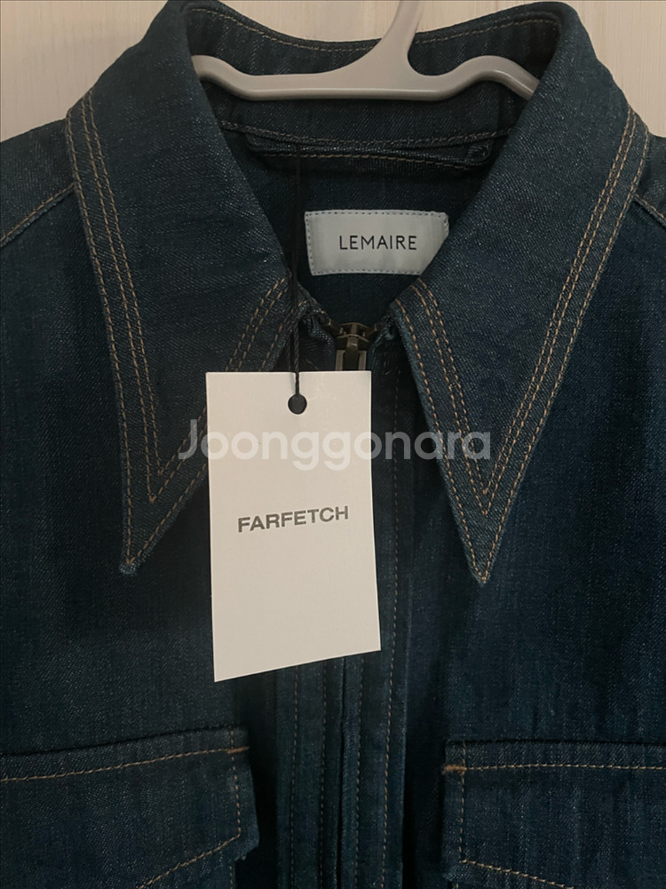르메르 데님 웨스턴 셔츠 자켓 36 택달린 거의 새상품--2