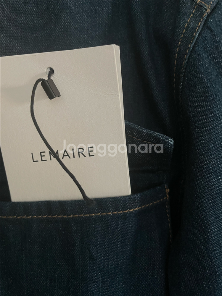 르메르 데님 웨스턴 셔츠 자켓 36 택달린 거의 새상품--3